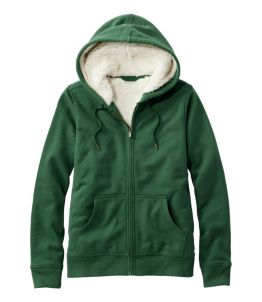 Women's L.L.Bean 1912 Sweatshirt, Sherpa-Lined Hoodie