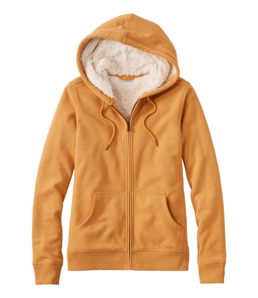 Ll bean fleece lined hoodie sale