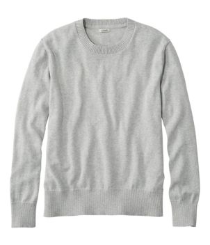 Women's Cotton/Cashmere Sweater, Crewneck