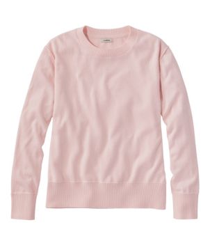 Women's Cotton/Cashmere Sweater, Crewneck