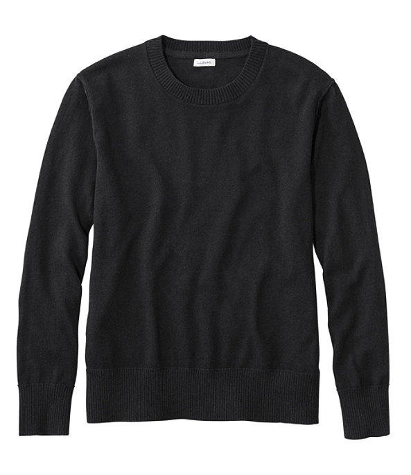 Women's Cotton Cashmere Crewneck Sweater