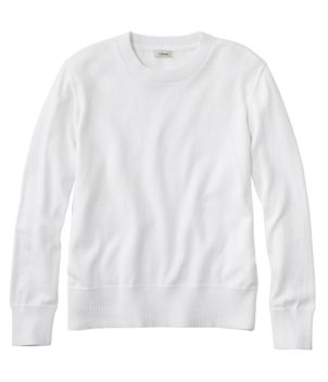 Women's Cotton/Cashmere Sweater, Crewneck