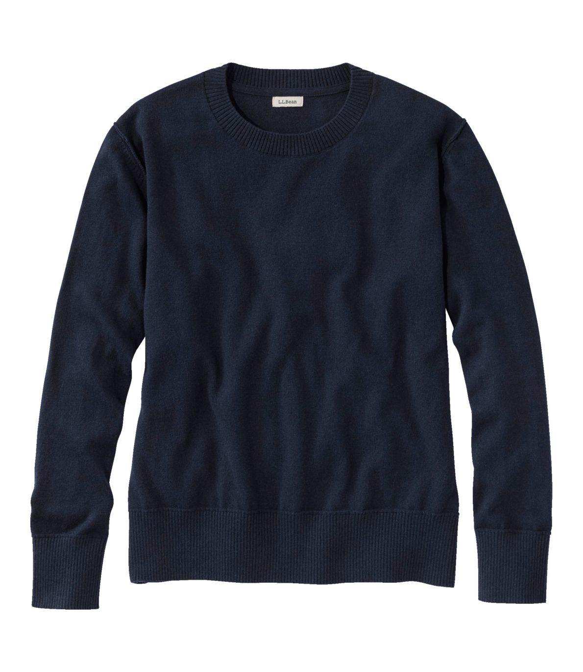 Women's Cotton/Cashmere Sweater, Crewneck
