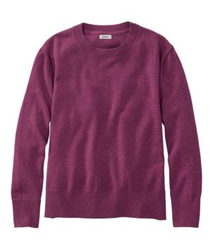 Women's Cotton/Cashmere Sweater, Crewneck