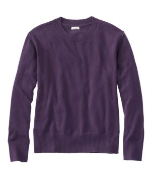 Women's Cotton/Cashmere Sweater, Crewneck