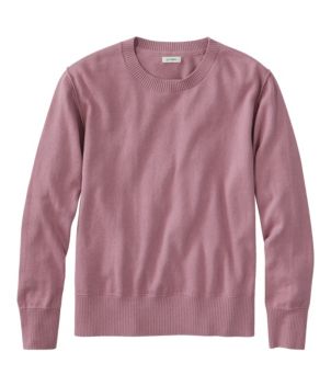 Women's Cotton/Cashmere Sweater, Crewneck