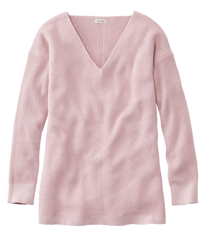 Women's Cotton Shaker Stitch Sweater, VNeck Sweaters at L.L.Bean