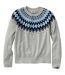  Color Option: Light Heather Gray Fair Isle, $54.95.