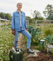 Women's L.L. Bean Heritage Washed Denim Shirt, Lined at L.L. Bean