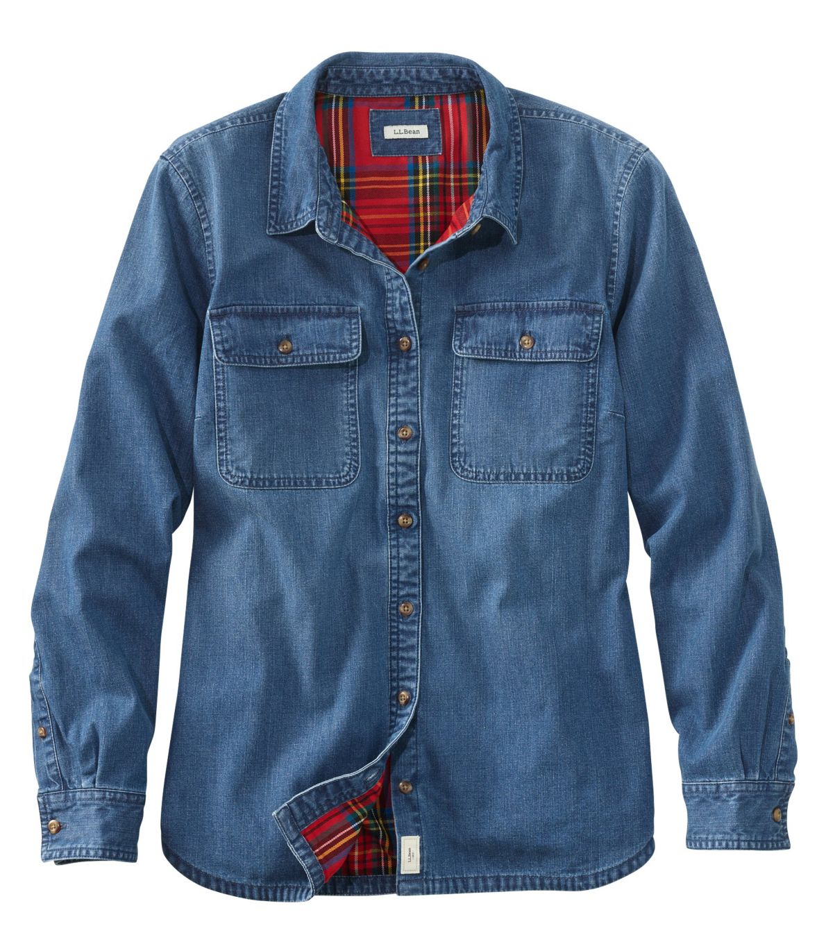 Ll bean best sale womens denim shirt