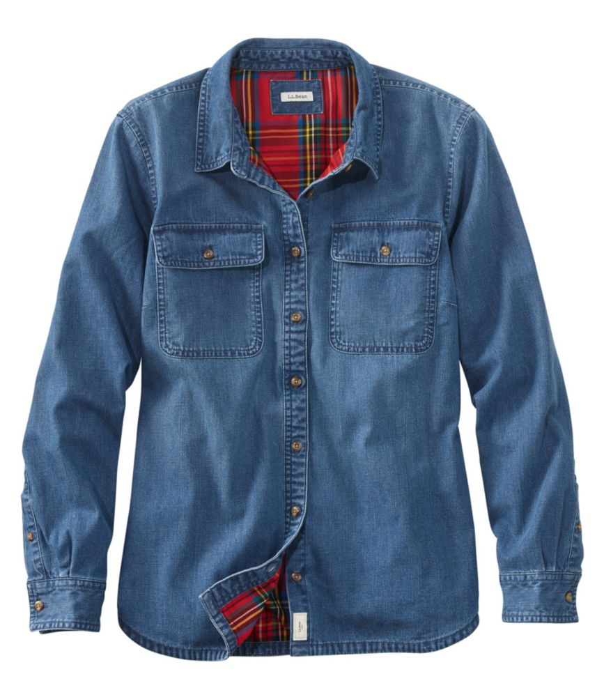 Women's L.L. Bean Heritage Washed Denim Shirt