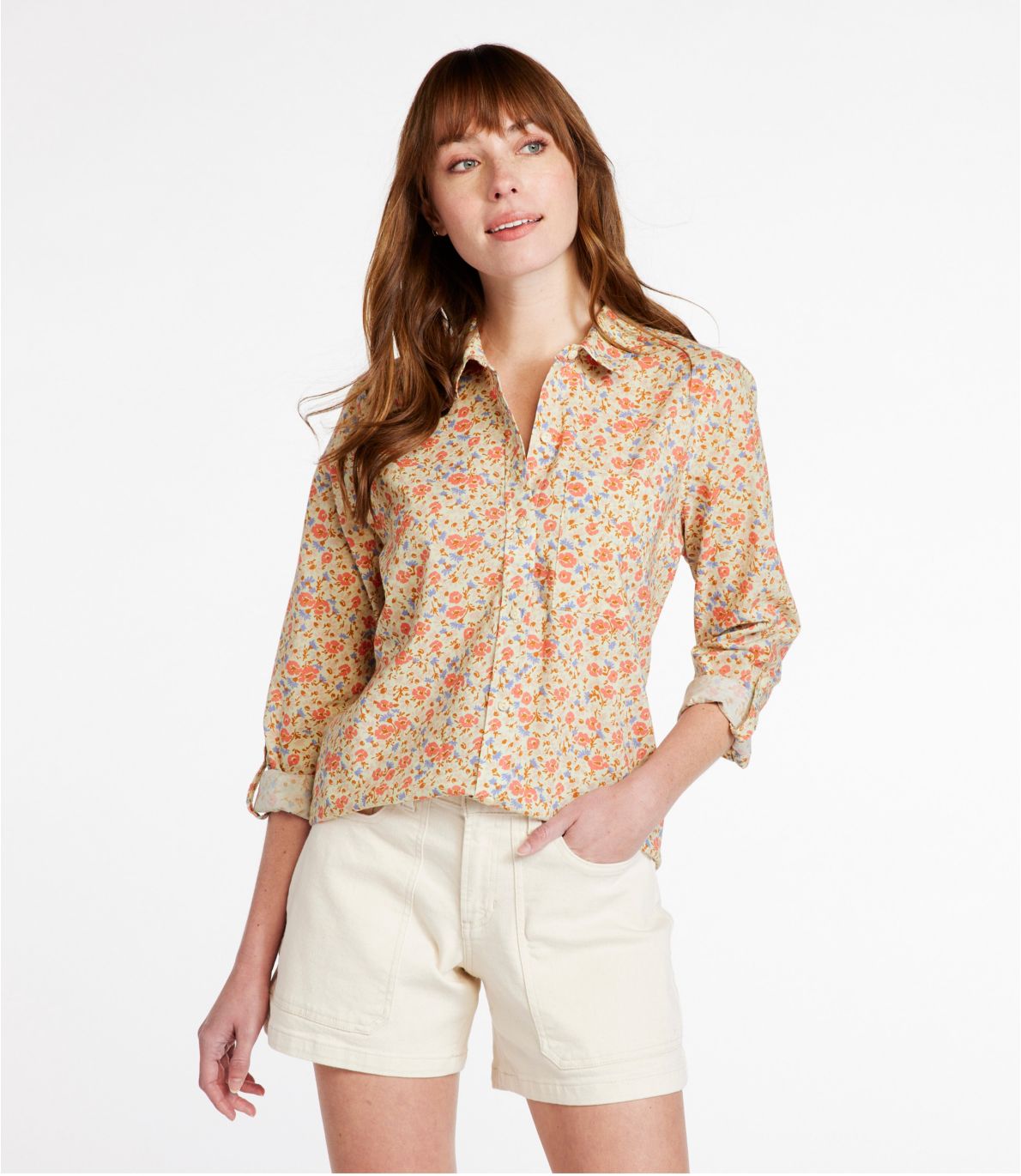 Women's Organic Classic Cotton Shirt, Print