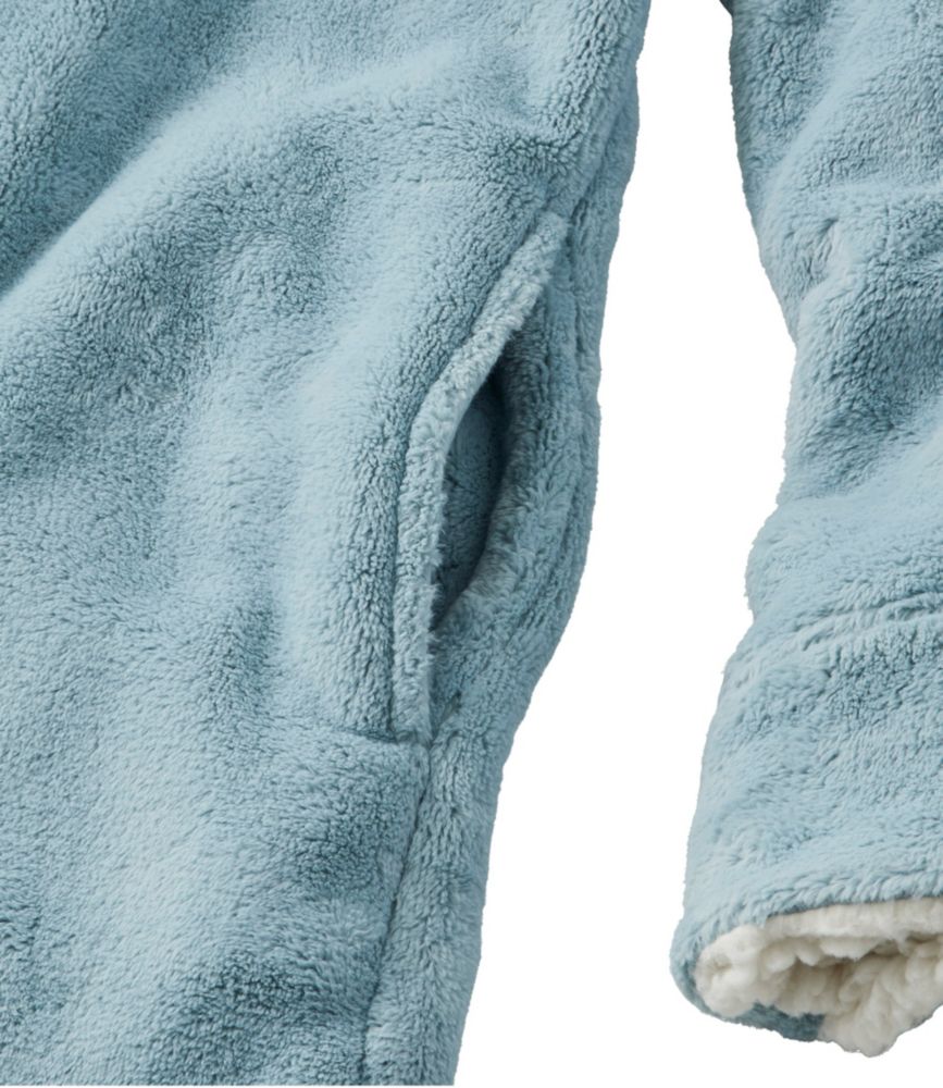 Women's Wicked Plush Robe, Full-Zip, Cream, small image number 6