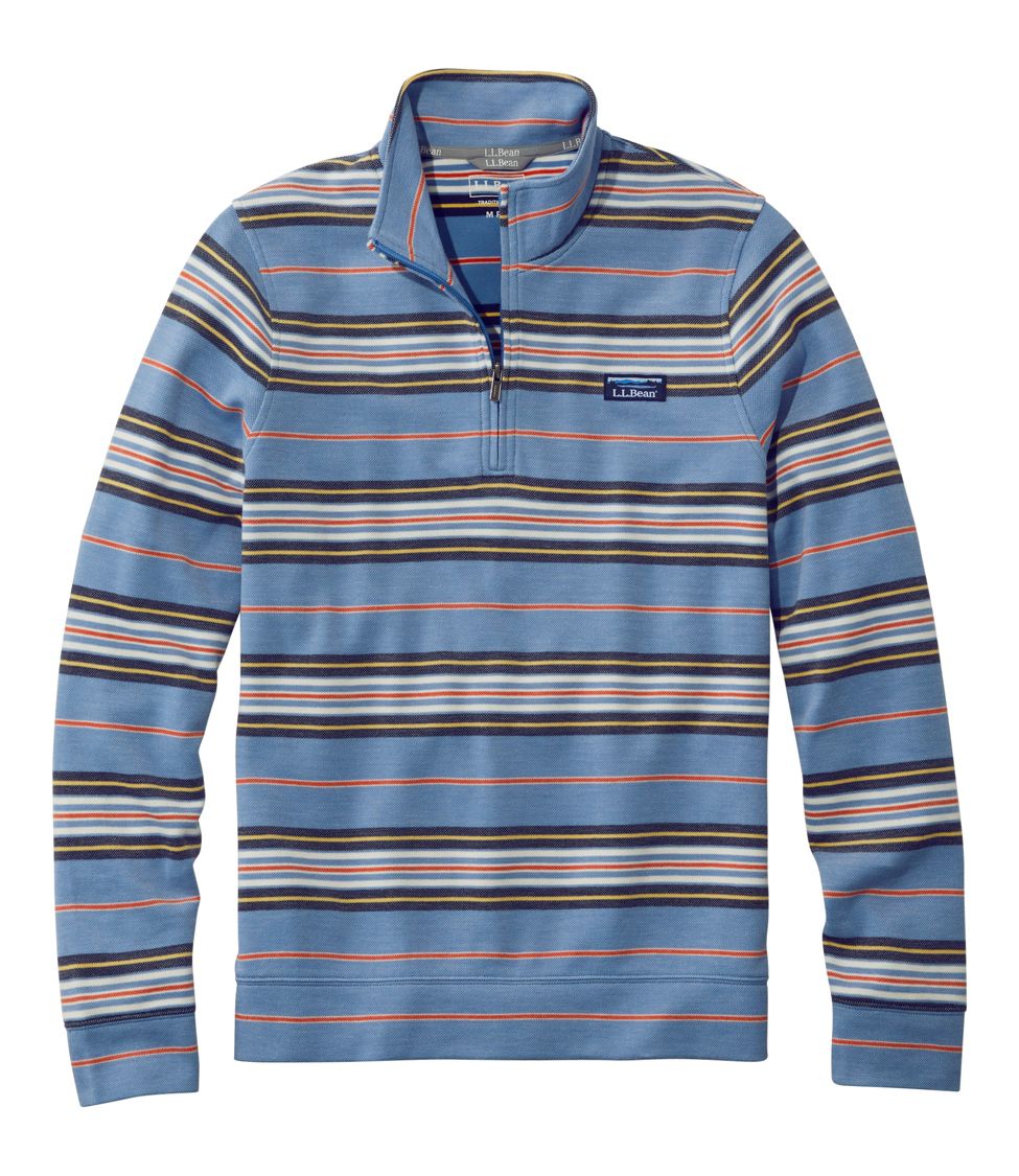 Brushed Quarter-Zip Long Sleeve with Thumb Holes