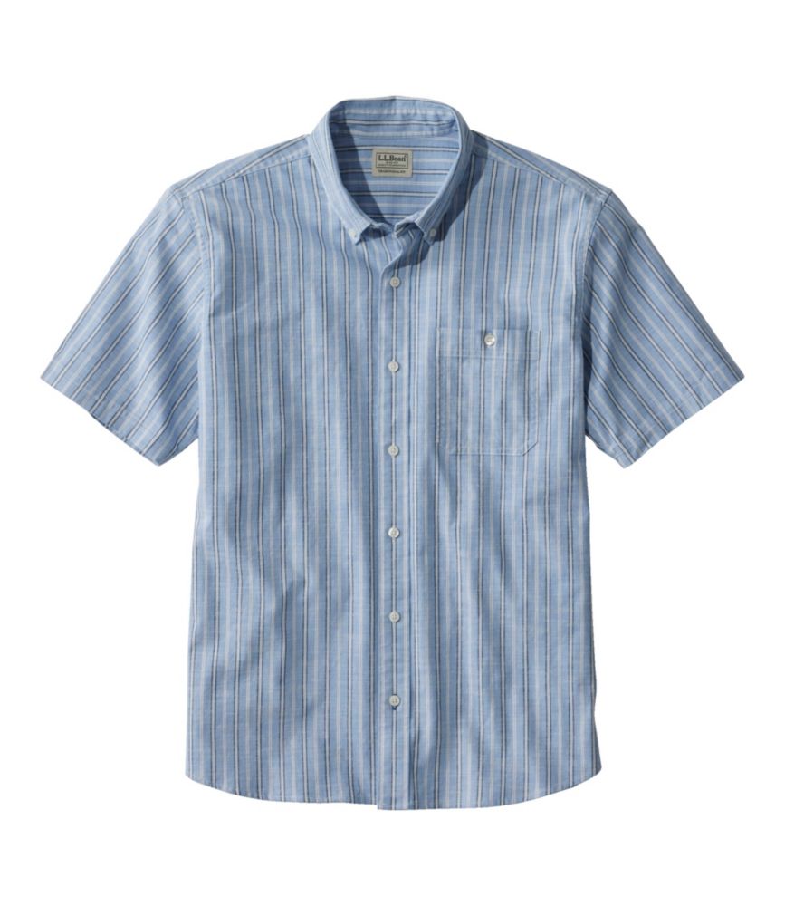 stretch button down shirt men's short sleeve