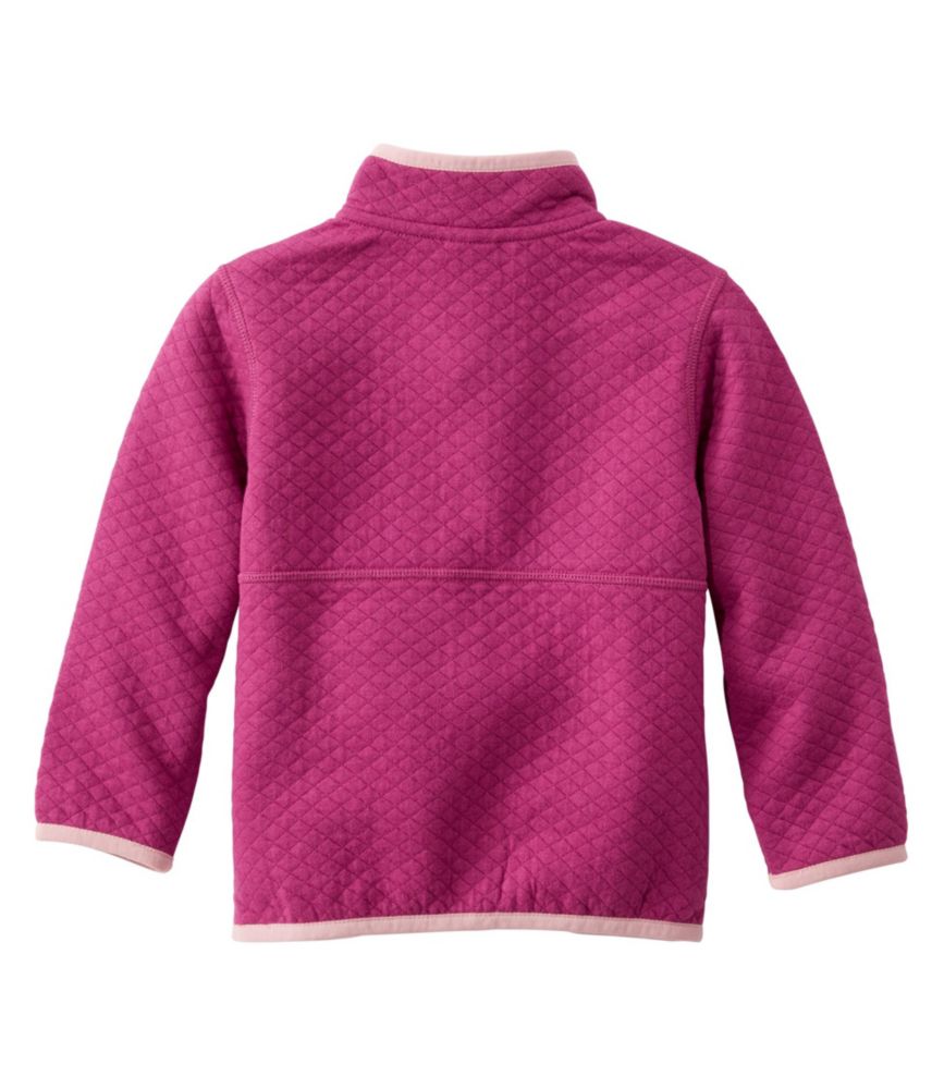 Infants' and Toddler's Quilted Quarter-Snap Pullover, Rustic Blue, small image number 4