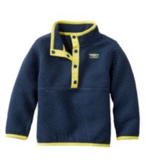 【BAON】ti color matching over quilted jumper Infants' and Toddlers' Quilted Quarter-Snap Pullover, Colorblock
