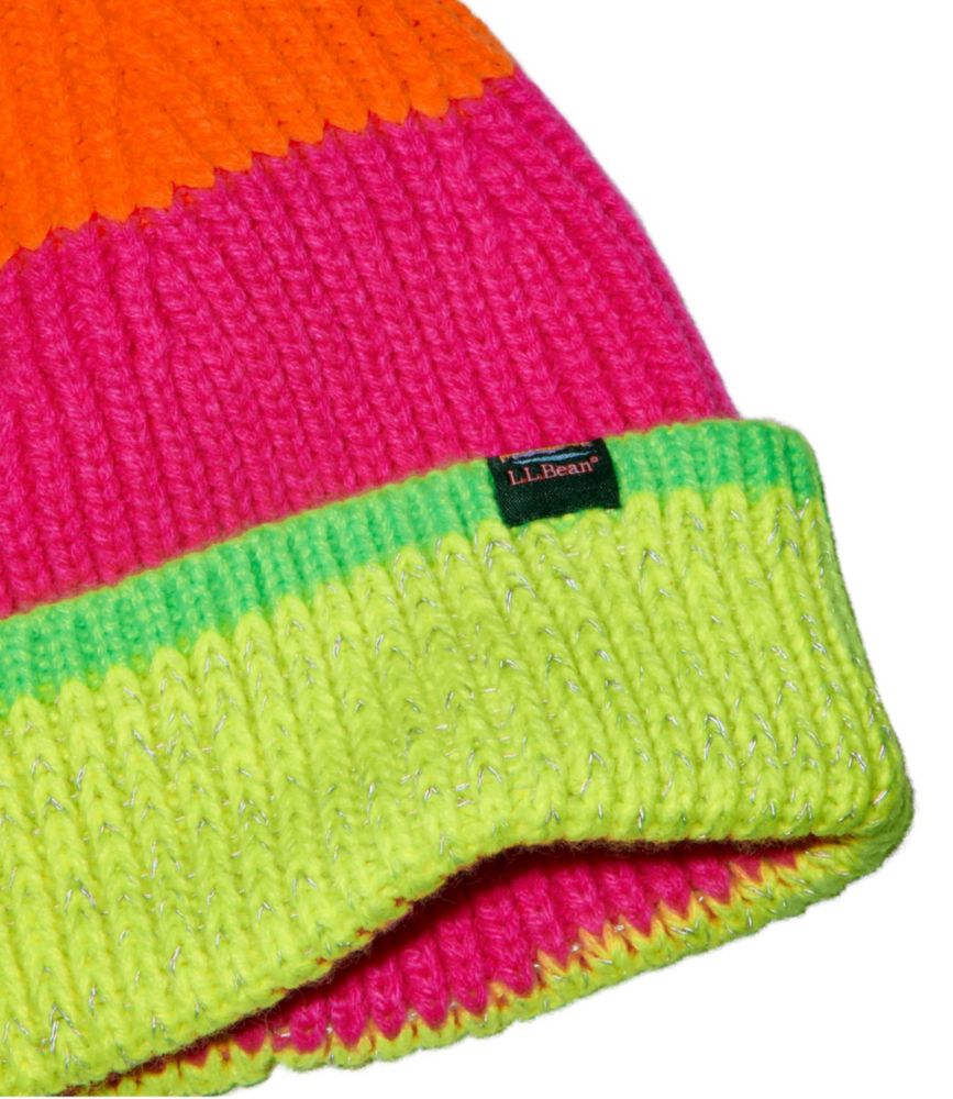 Kids' L.L.Beanie, Striped, Deep Sapphire/Indigo Ink, small image number 2