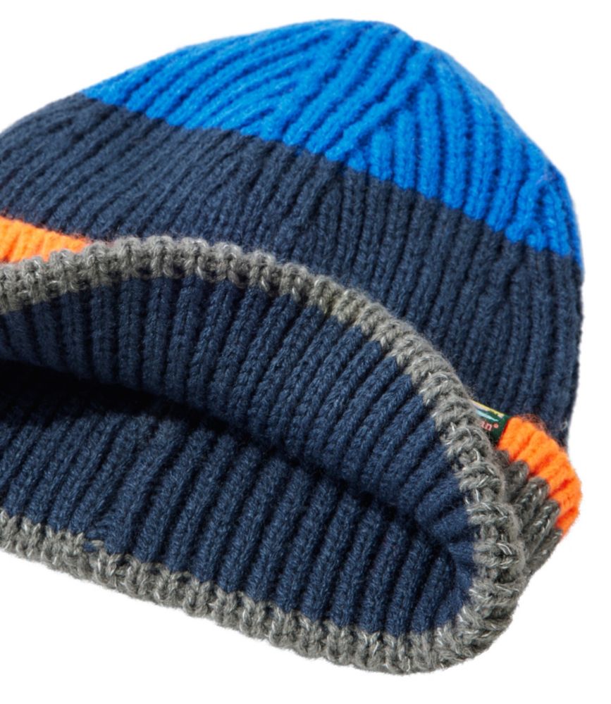 Kids' L.L.Beanie, Striped, Deep Sapphire/Indigo Ink, small image number 3