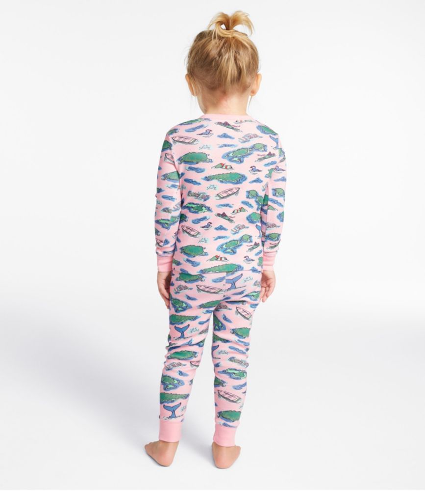 Toddlers' Organic Cotton Fitted Pajamas, Blue-Green S'mores, small image number 3