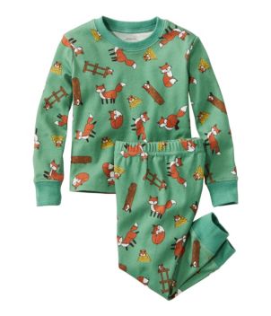 Toddlers' Organic Cotton Fitted Pajamas