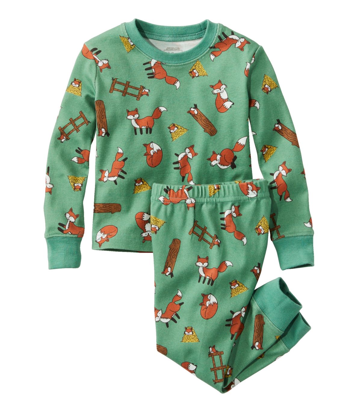 Toddlers' Organic Cotton Fitted Pajamas