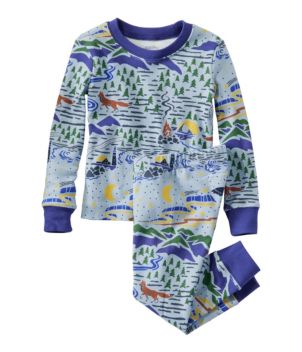 Toddlers' Organic Cotton Fitted Pajamas