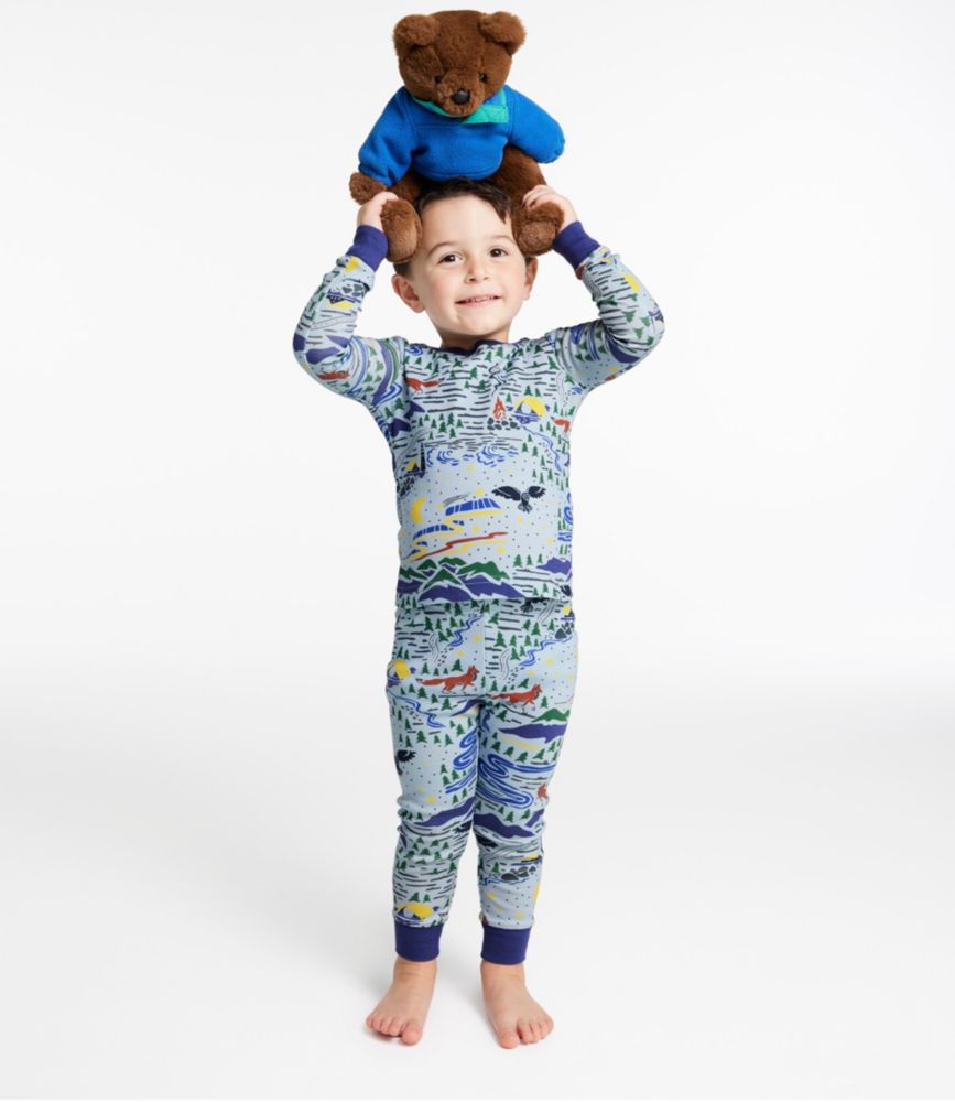 Toddlers' Organic Cotton Fitted Pajamas