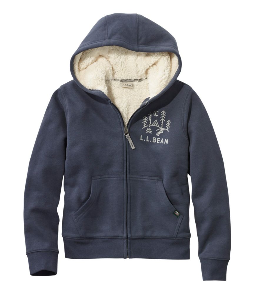 Kids' Sherpa-Lined Hoodie | Boys' At L.L.Bean