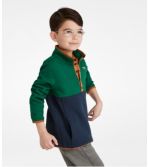 Kids' Quilted Quarter-Snap Pullover, Colorblock