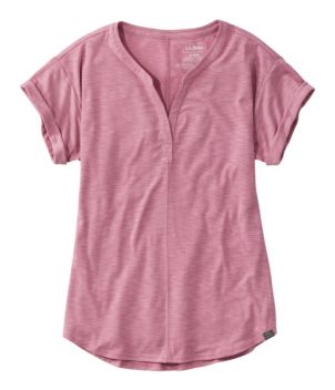 Women's Streamside Tee, Short-Sleeve Splitneck