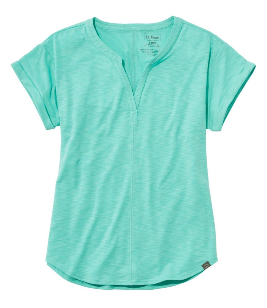 Women's Streamside Tee, Short-Sleeve Splitneck