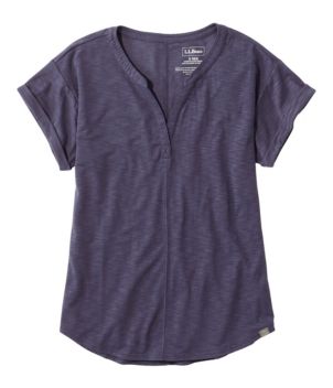 Women's Streamside Tee, Short-Sleeve Splitneck