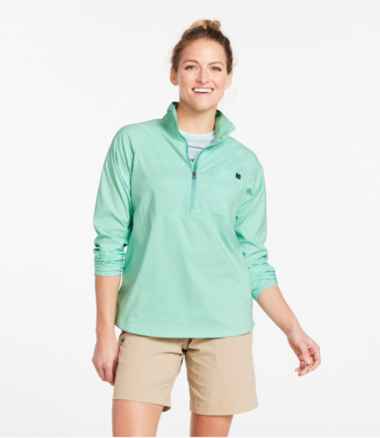 Women's Everyday SunSmart™ Woven Shirt, Quarter-Zip Pullover