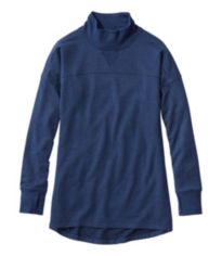 L.L. Bean Women's Ultrasoft Sweatshirt Robe, Stripe