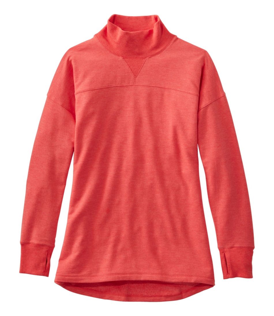 Women's SoftFlex Mockneck Pullover | Sweatshirts & Fleece at L.L.Bean