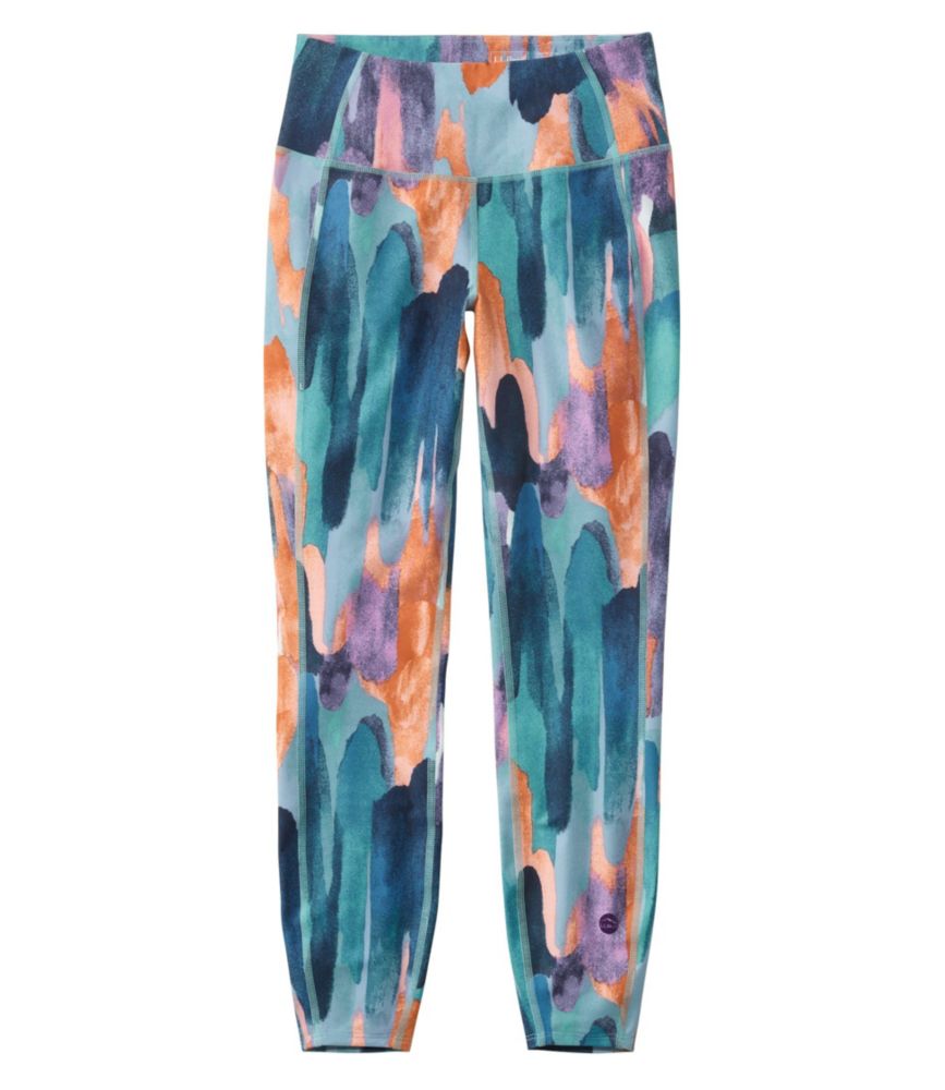 Women's Everyday Performance 7/8 Leggings, High-Rise Print, Carbon Navy Paintbrush Camo, small image number 1