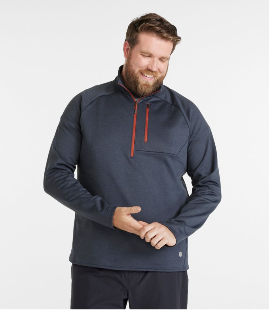 Men's Mountain Fleece, Half-Zip, Dark Pine, small image number 4