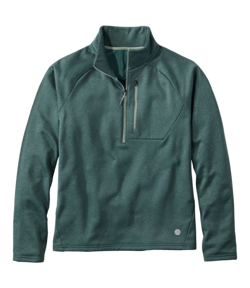 Men's Mountain Fleece, Half-Zip, Dark Pine, small image number 1