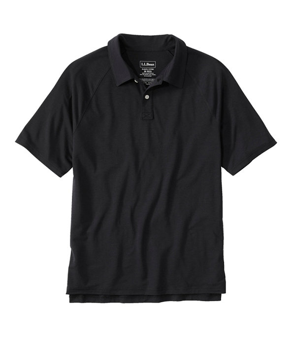 Everyday SunSmart Polo Shirt, Midnight Black, large image number 0