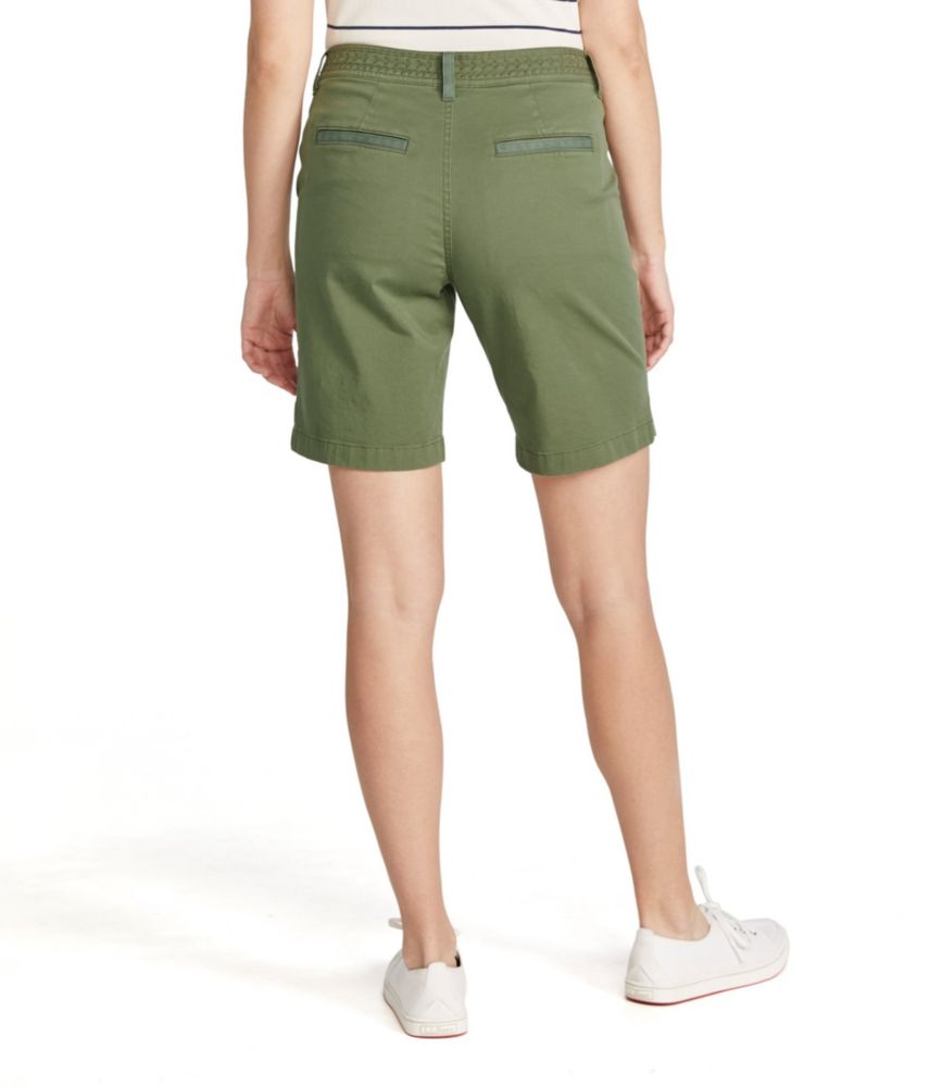 Women's Lakewashed Chino Shorts, Bermuda Embroidery Shorts & Skorts