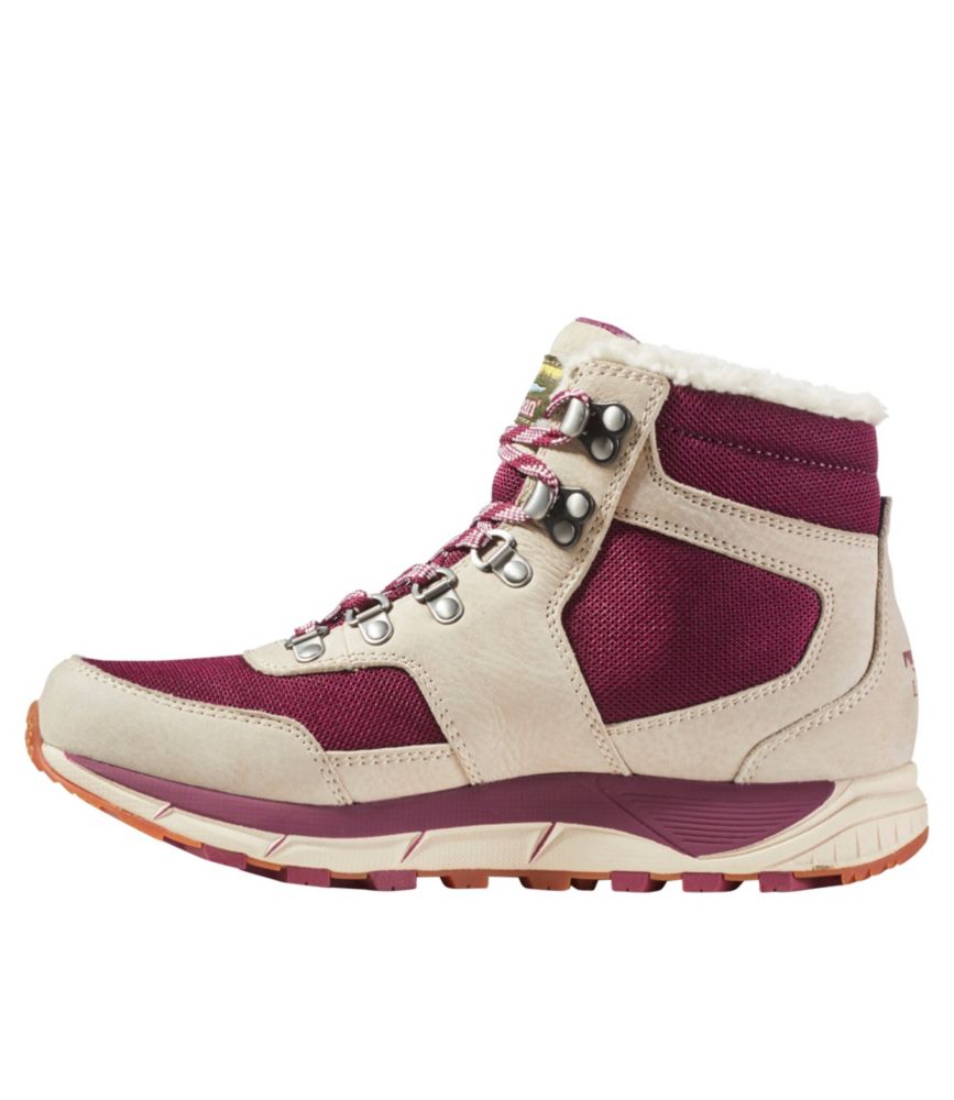 Women's Mountain Classic Hiking Boots, Fleece-Lined, Tidal Sand/Bramble Berry, small image number 2