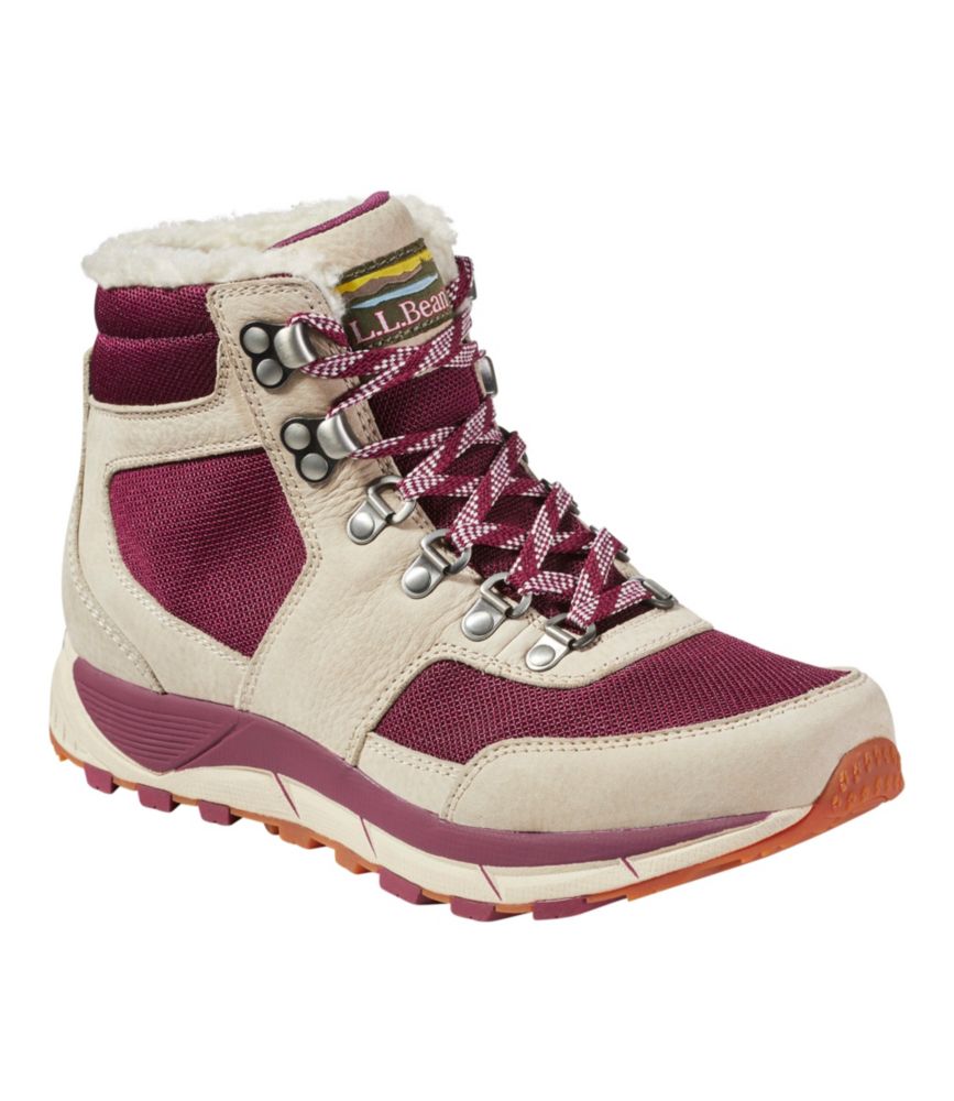 Women's Mountain Classic Hiking Boots, Fleece-Lined, Tidal Sand/Bramble Berry, small image number 6