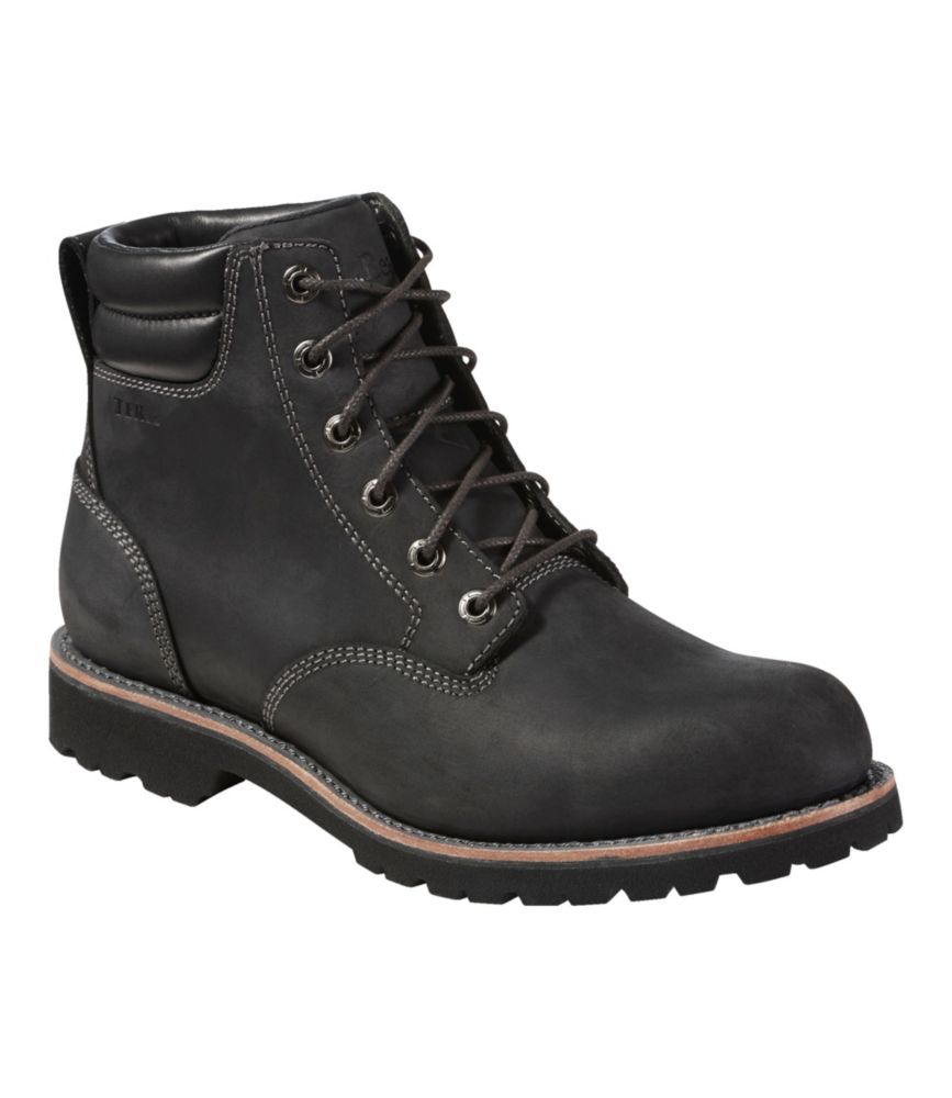 Men's Bucksport Boots, Plain-Toe, Black, small image number 6