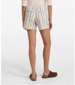 Women's Lakewashed Dock Shorts, Mid-Rise Stripe