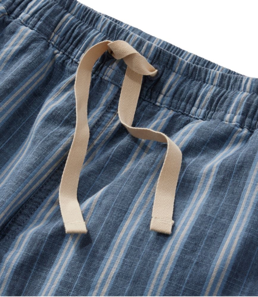 Women's Lakewashed Dock Shorts, Mid-Rise Stripe, Bayside Blue Stripe, small image number 4