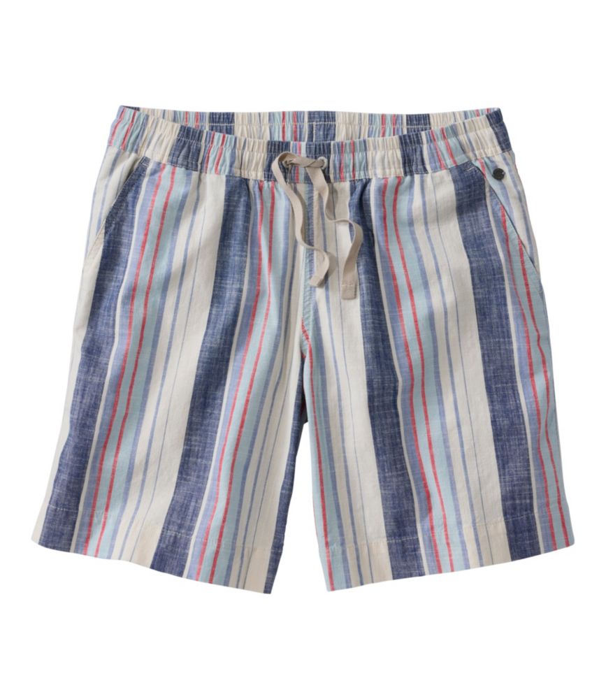 Women's Lakewashed Dock Shorts, Mid-Rise Stripe