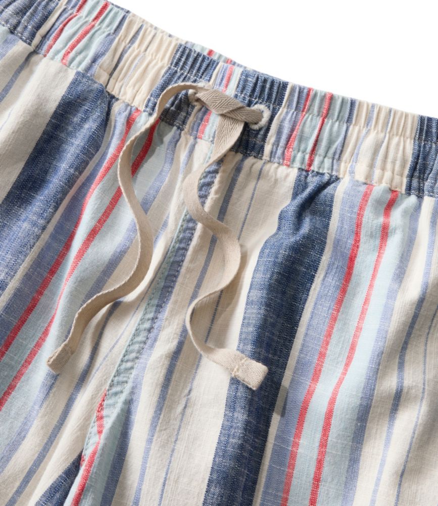 Women's Lakewashed Dock Shorts, Mid-Rise Stripe