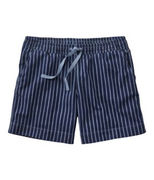 Women's Lakewashed Dock Shorts, Mid-Rise Stripe