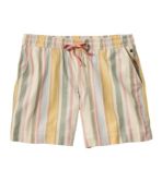 Women's Lakewashed Dock Shorts, Stripe